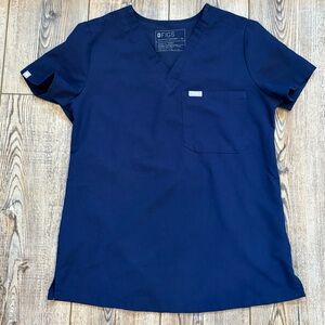 FIGS Women's Scrub Top - Navy Blue, XS - Technical Collection